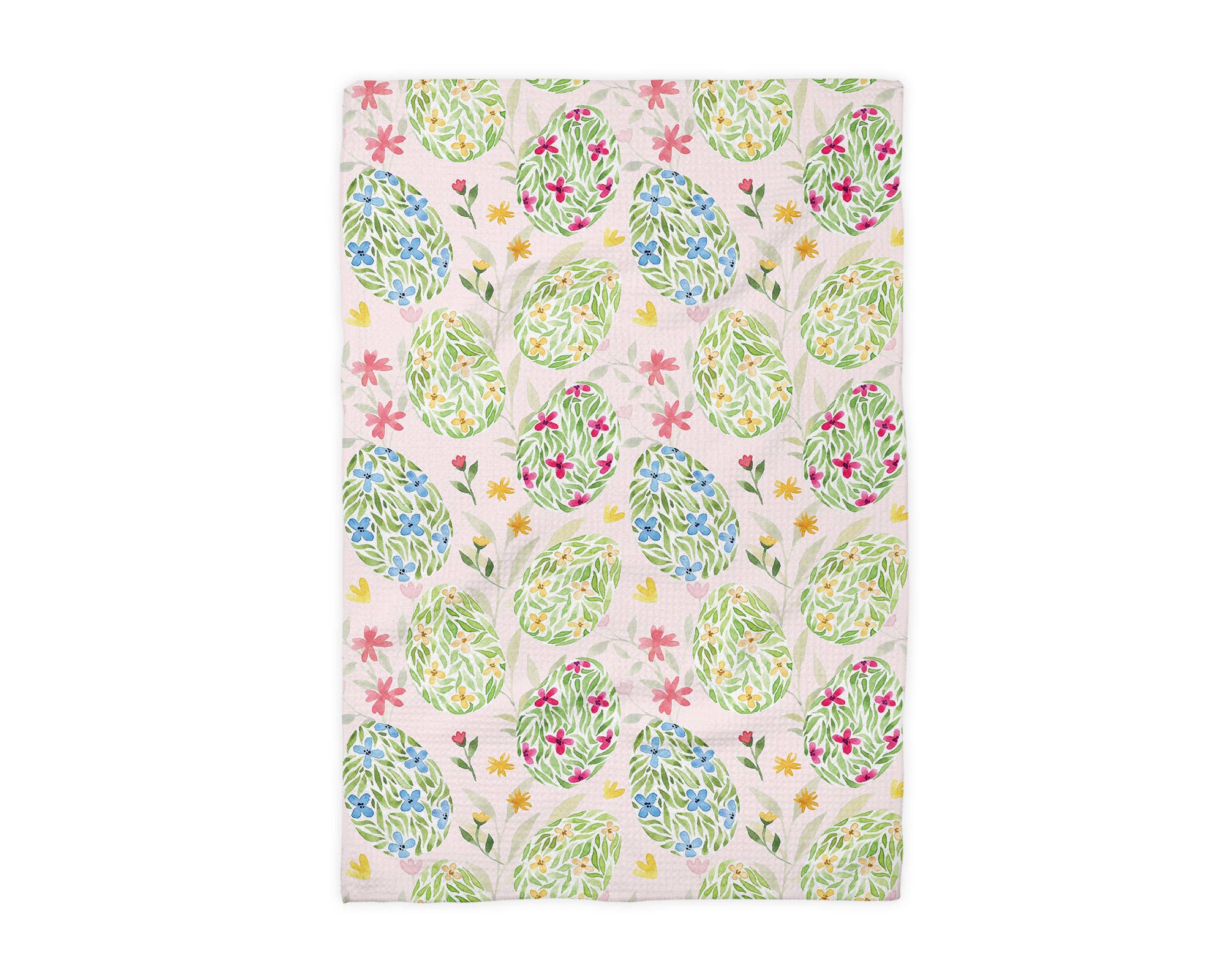 Tea Towel Easter Egg Floral