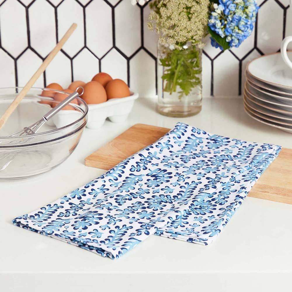 Blueberry Medley Cotton Kitchen Towels, Set of 3