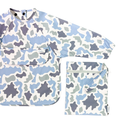 The Grayson Long Sleeve Bib - Camo: Powder Blue