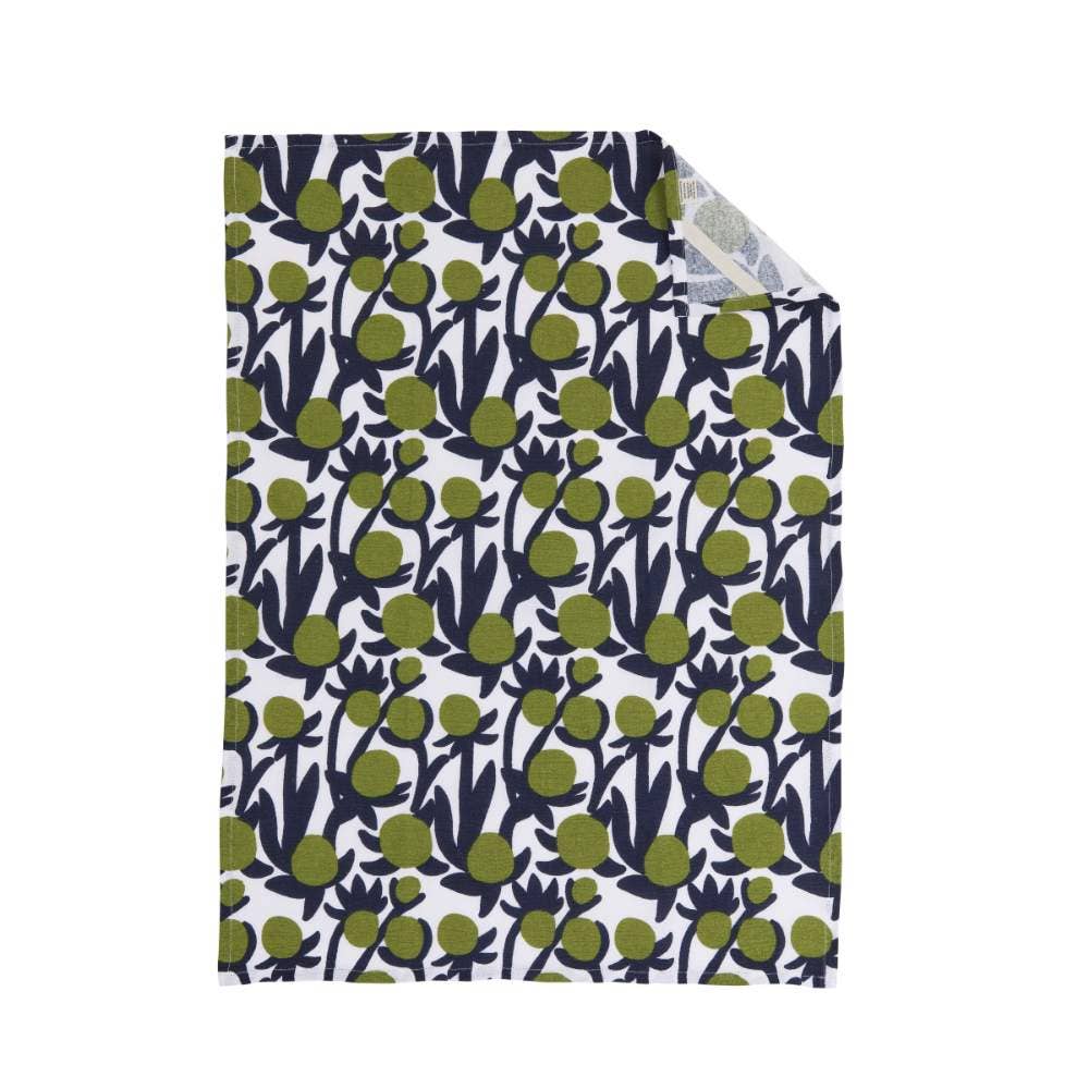 Wind Flower Cotten Kitchen Towels, Set of 3