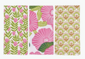 Poppy Papaver Cotton Kitchen Towels Set of 3