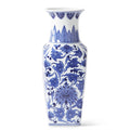 Blue and White Square Vase
