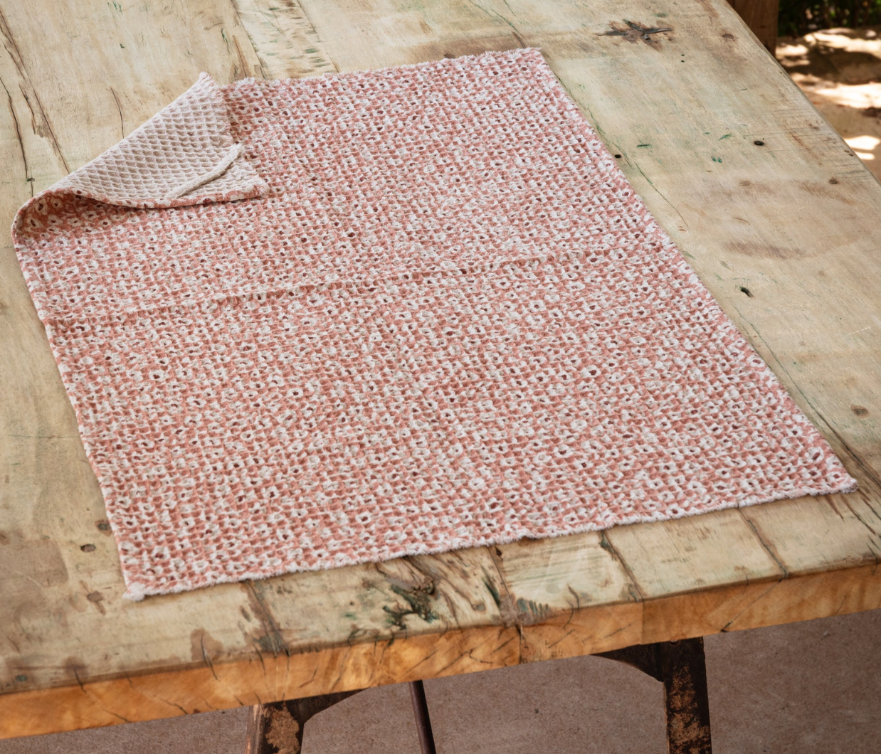Dish Towel Hollyhock Floral