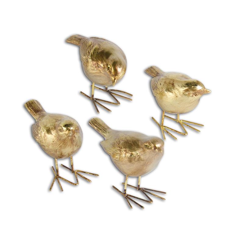 Antique Gold Birds Asst