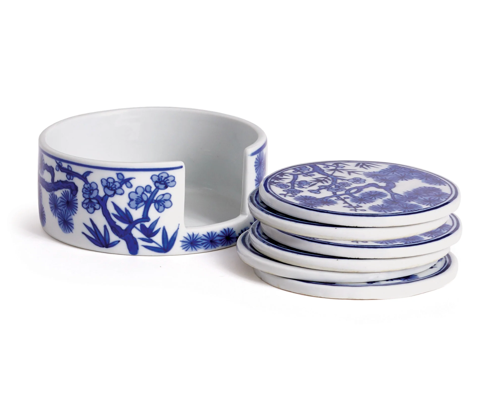 Blue and White Coasters
