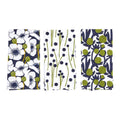 Wind Flower Cotten Kitchen Towels, Set of 3