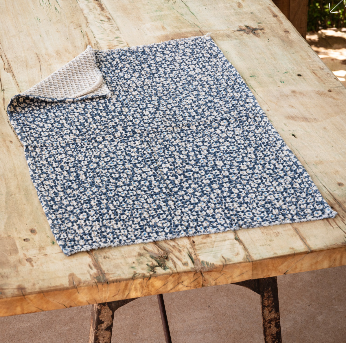 Dish Towel Cornflower Floral