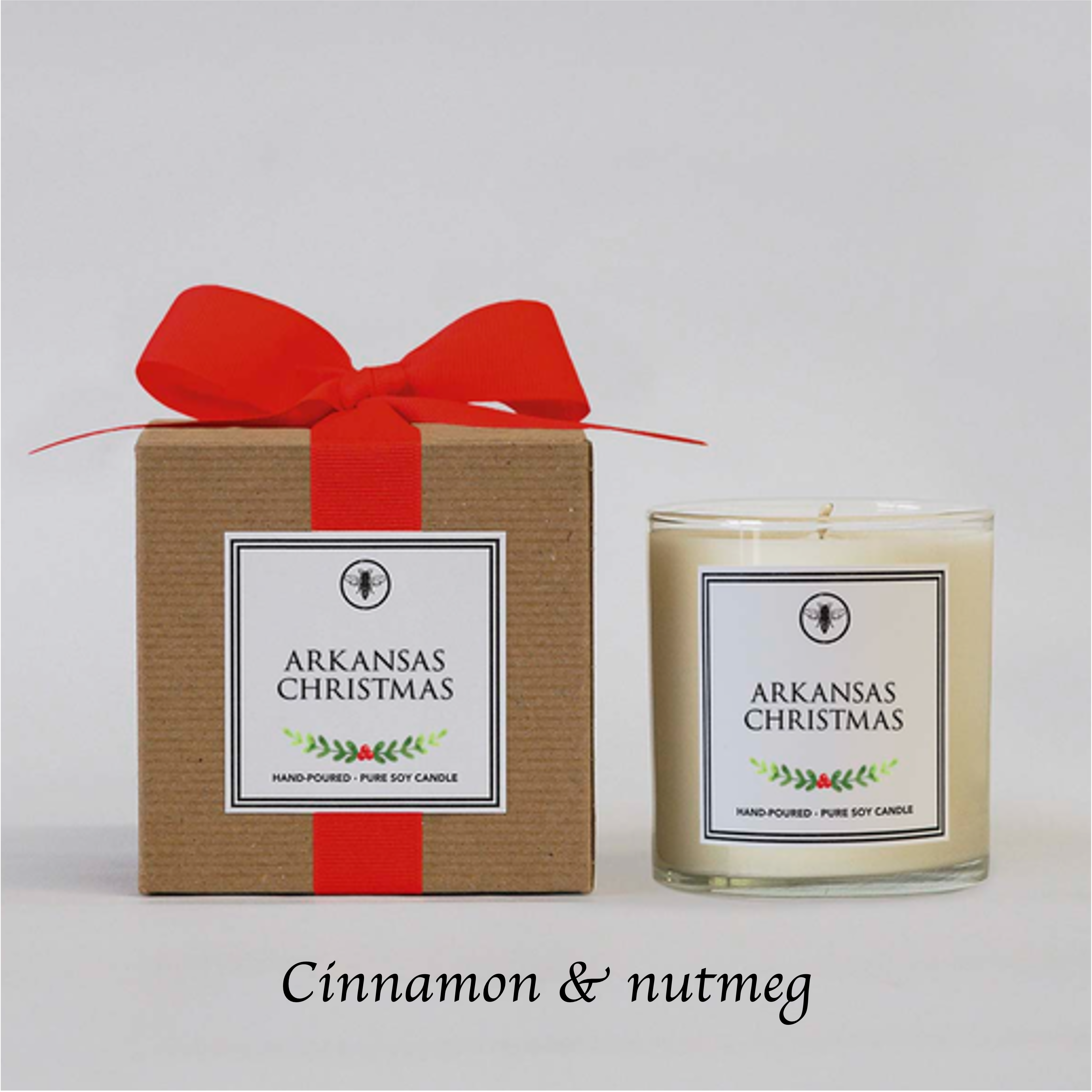NH Candle Arkansas Christmas Large