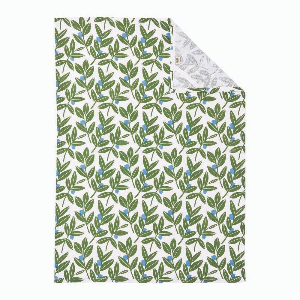 Blueberry Medley Cotton Kitchen Towels, Set of 3