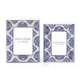 Blue & White Ceramic Photo Frame 4x6