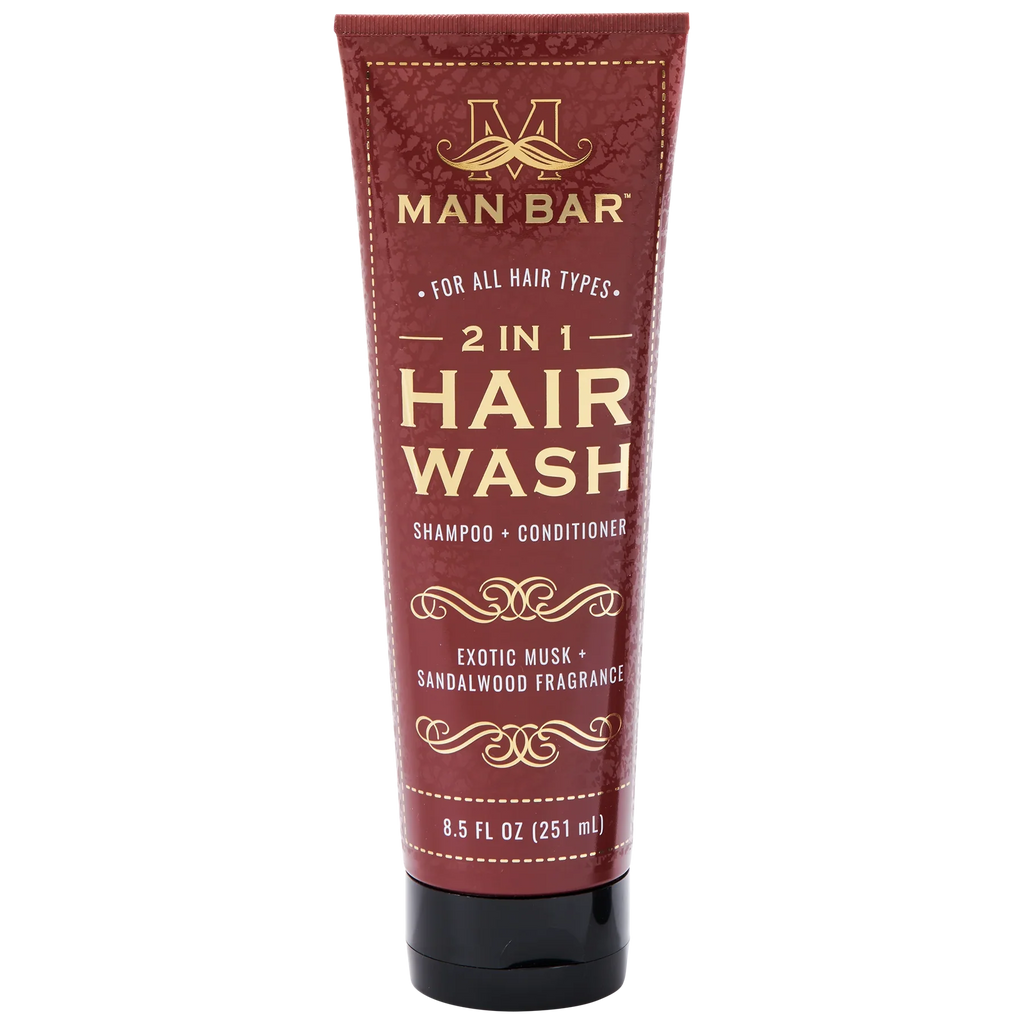 Man Bar Exotic Musk and Sandalwood Hair Wash