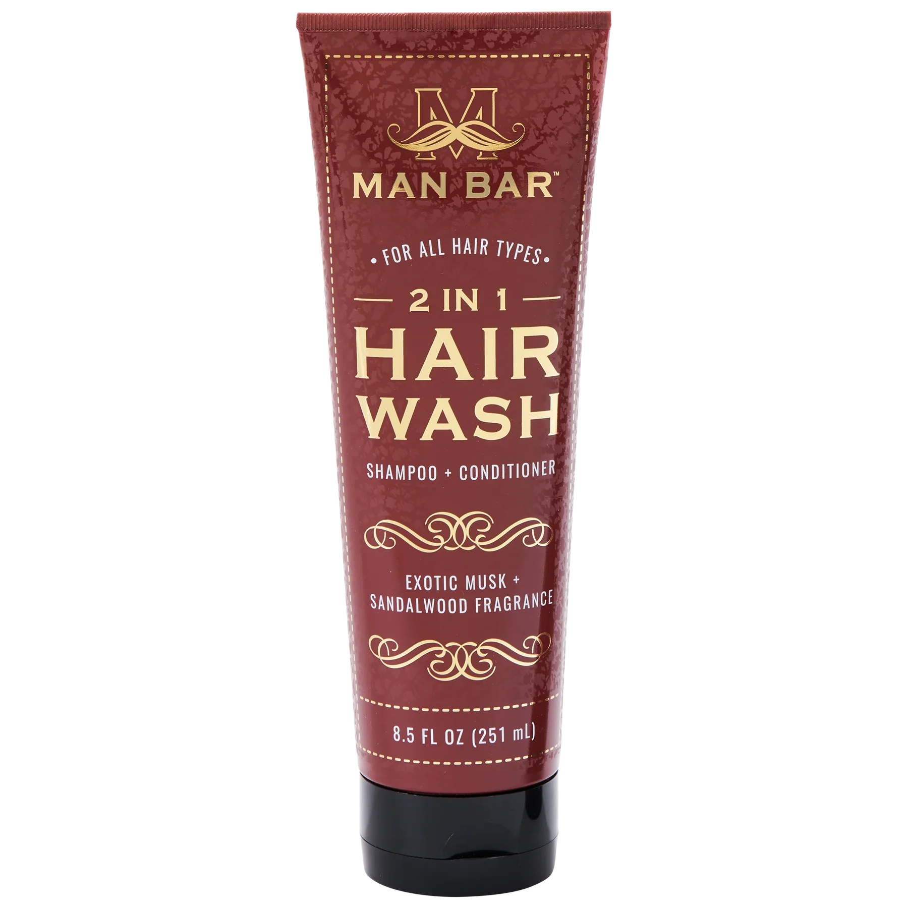 Man Bar Exotic Musk and Sandalwood Hair Wash