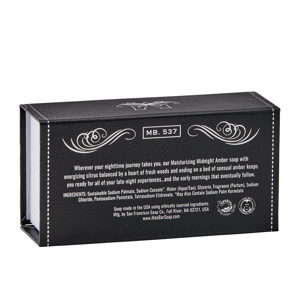 Man Bar Midnight Amber Soap