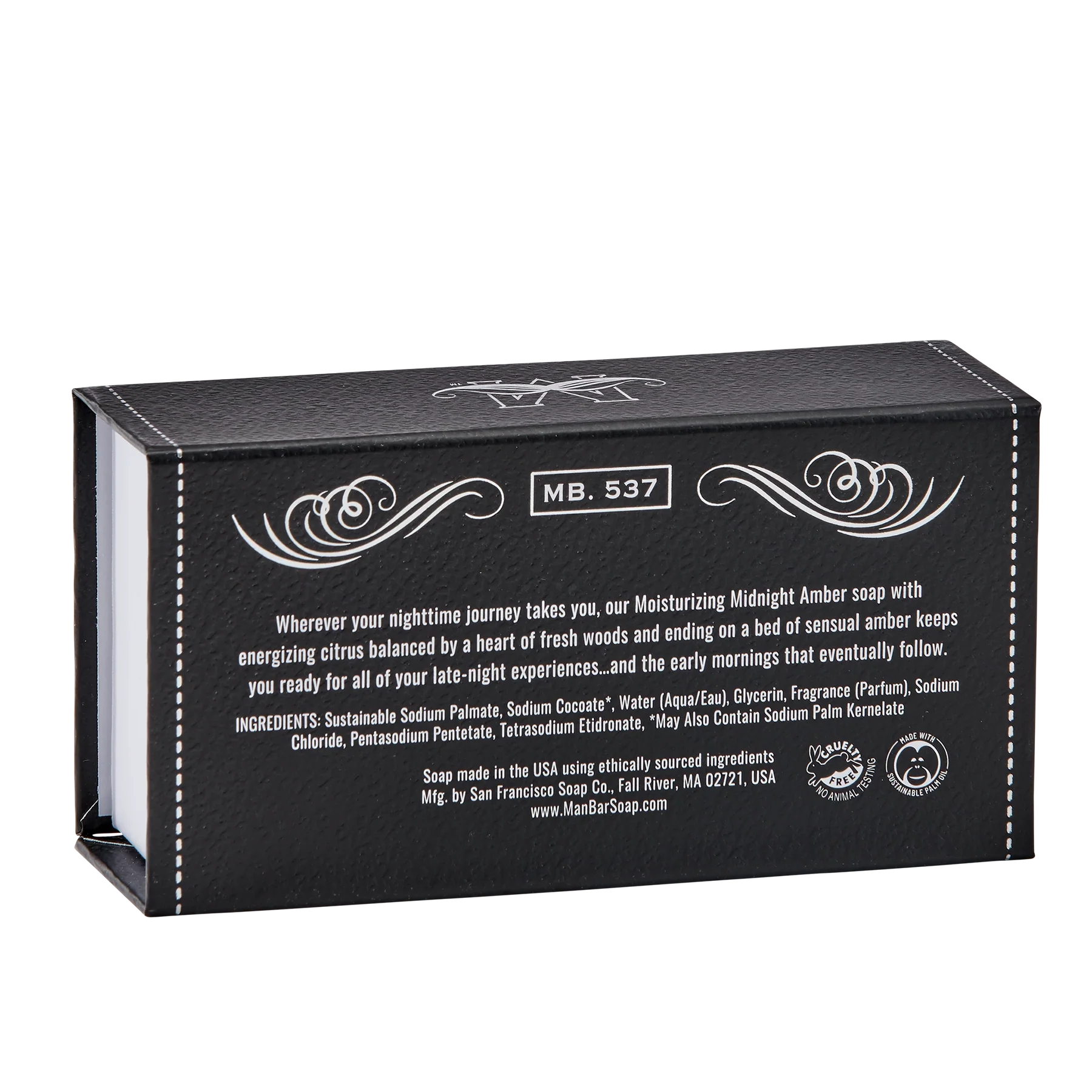 Man Bar Midnight Amber Soap