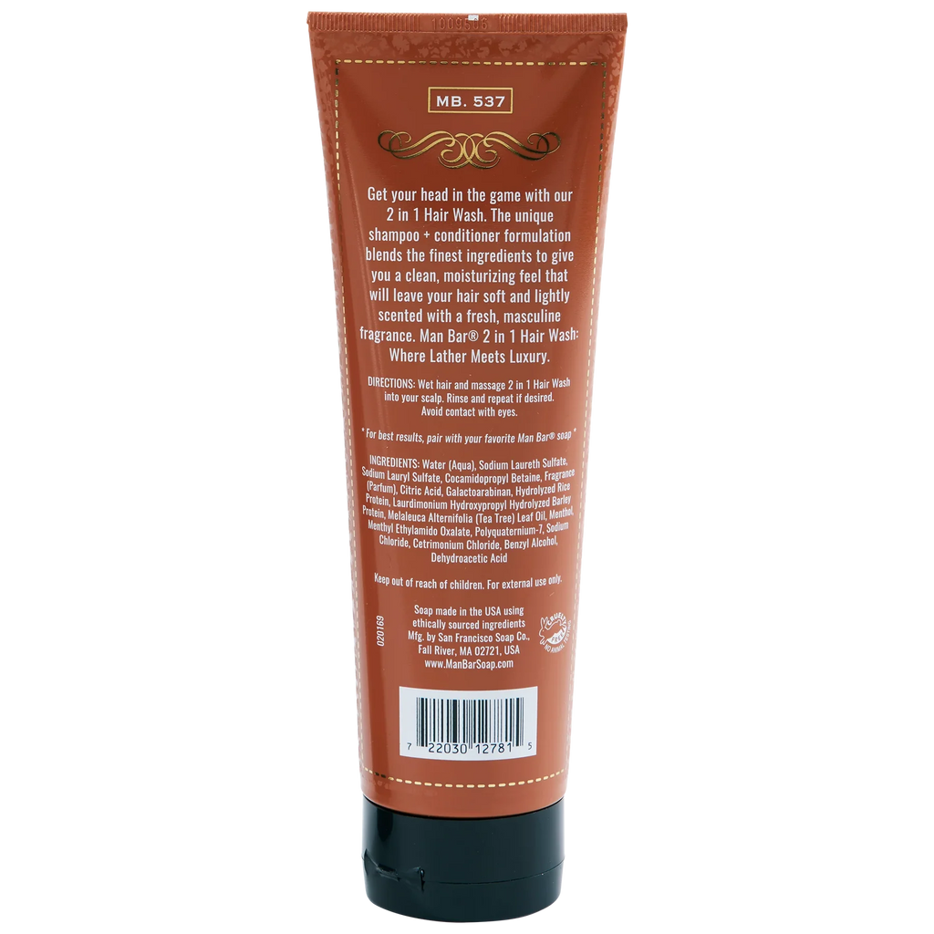 Man Bar Spiced Tobacco Hair Wash