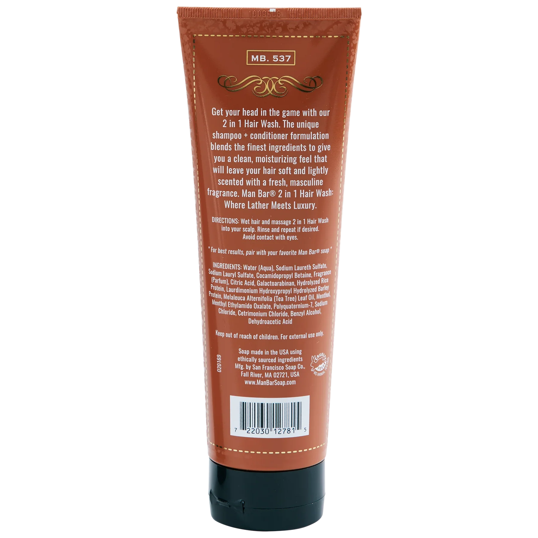 Man Bar Spiced Tobacco Hair Wash