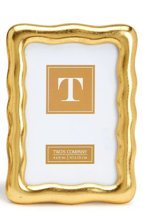 Vintage Ore Gold Wavy 4x6 Frame