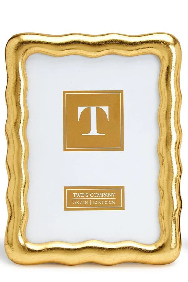 Vintage Ore Gold Wavy 5x7 Frame