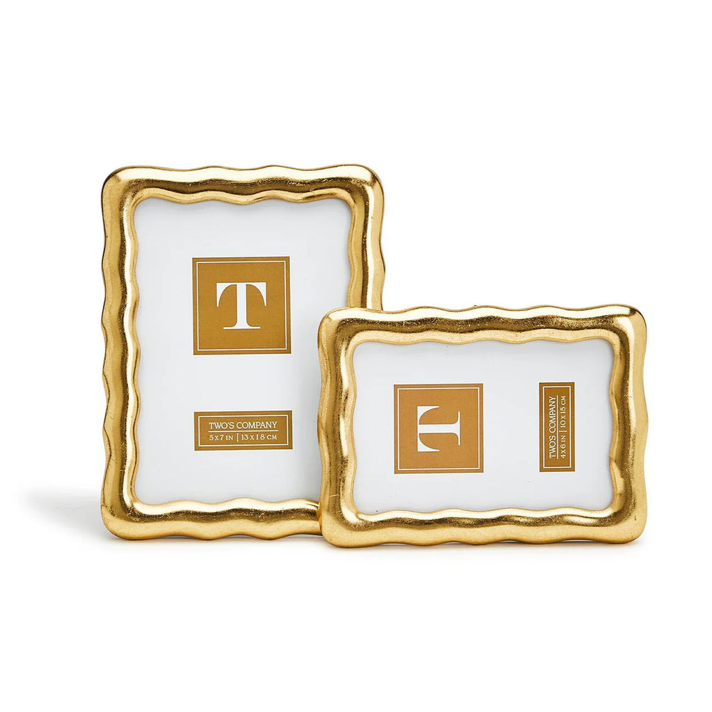 Vintage Ore Gold Wavy 4x6 Frame